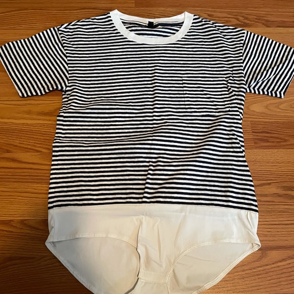 J Crew pocket stripe bodysuit - Picture 3 of 5